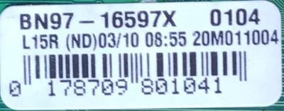 KIT DE TARJETAS PARA TV SAMSUNG QLED / NUMERO DE PARTE MAIN BN94-15232B / BN41-02756A / BN97-16597X / BN9415232B / NUMERO DE PARTE FUENTE BN4401059A / L65E7N_THS / BN44-01059A / PANEL CY-RT065HGHV2H / MODELO QN65Q6D / QN65Q6DTAFXZA CB01 - Imagen 4